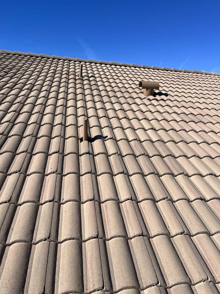 Durable and elegant tile roof installation by Roofing Pros Az. Our tile roofs offer lasting beauty and protection for your home scaled